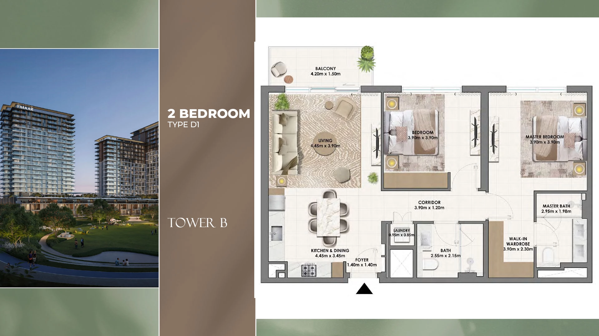 2 BR - Type B
